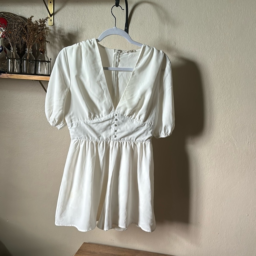 Jumpsuit-Short- white